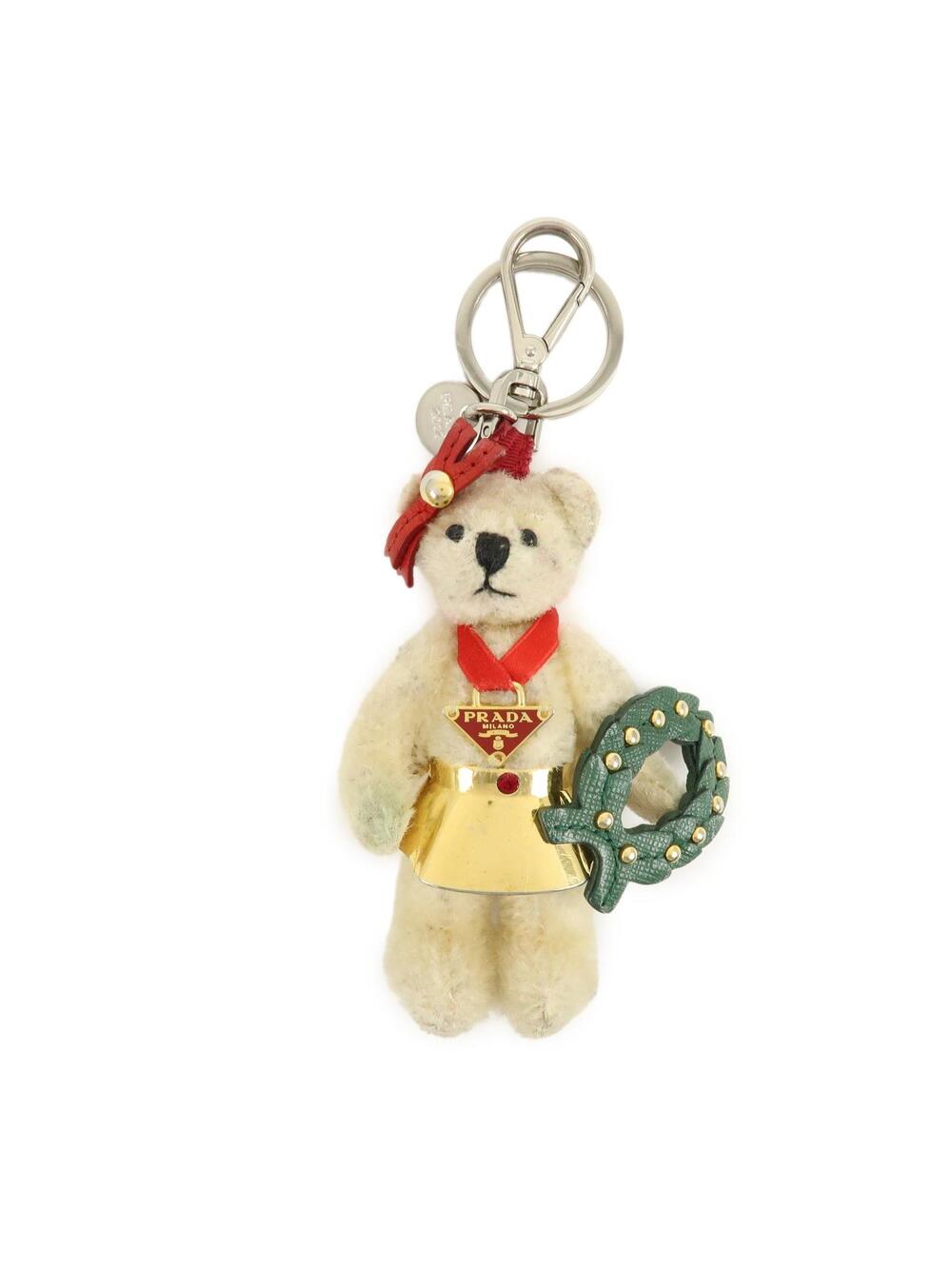 Prada Bag Charm Key Holder Bear Motif #365101P16B